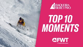 Top 10 Moments I Freeride World Tour Baqueira Beret [upl. by Aerdnaeel]