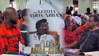 Burial Service of Dr Kofi Abban Läte Mother Mrs Leticia AmoaAbban  Těars all Over [upl. by Hairabez523]