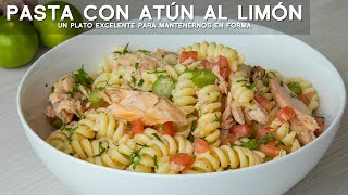 COMO PREPARAR ATÚN CON PASTA AL LIMÓN  COMIDA PERUANA  ACOMERPE [upl. by Eixid]