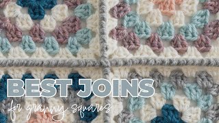 5 MustKnow Granny Square Joining Techniques [upl. by Chlores247]