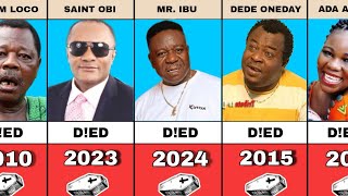 50 Nollywood Actors That Died in Each Year 2010 to 2024 Mr Ibu  John Okafor [upl. by Lajes]