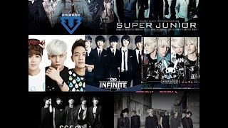 TOP 25 Los mejores grupos masculinos de kpop 2015 [upl. by Rapp]