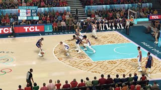 🔴 LIVE NOW USA vs Puerto Rico Full Game  2024 Olympic Mens Basketball  August 3 2024  NBA 2K24 [upl. by Arorua]