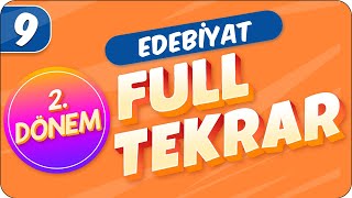 9Sınıf Edebiyat  2Dönem Full Tekrar 🔁 [upl. by Daven14]