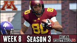 NCAA Football 14 Dynasty Week 8 vs Northwestern  Season 3 [upl. by Landon156]