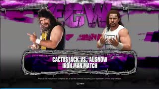 WWE 2K24  Cactus Jack VS Al Snow [upl. by Aniroc]