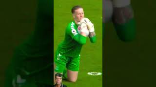 Rare and Epic Goalkeeper Moments  Reaction short reaction football footballshorts [upl. by Esilahc]