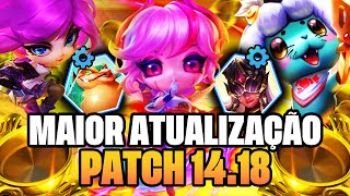 TFT  NOTAS DE ATUALIZAÇÃO PATCH 1418 ANÁLISE COMPLETA [upl. by Elfrieda]