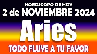 ARIES ✅ LLEGAN NOTICIAS INCREÍBLES ✅HOROSCOPO DE HOY 2 DE NOVIEMBRE 2024 💖 HOROSCOPO ARIES 💖 [upl. by Muiram]