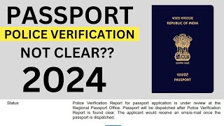 passport police verification not clear 2024 passport police verification process [upl. by Myles]