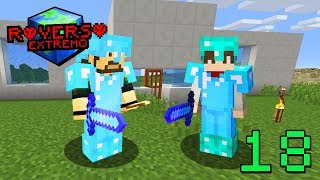 NOS VESTIMOS DE DIAMANTE  Minecraft ROVERSO EXTREMO  Episodio 18 [upl. by Farro]