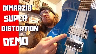 DiMarzio Super Distortion Demo [upl. by Ellerad]