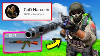 I USED COD NARCOS AK47 LOADOUT and ITS INSANE  COD MOBILE  SOLO VS SQUADS [upl. by Bal]