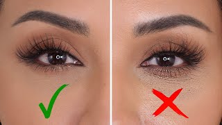 HOW TO STOP CONCEALER FROM CREASING UNDER YOUR EYES  NINA UBHI [upl. by Rufina635]