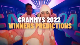 2022 GRAMMY AWARDS WINNERS PREDICTIONS [upl. by Alieka]