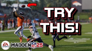 TIPS TO PASS LIKE A PRO PLAYER  Madden 25 Tips [upl. by Symons]