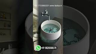 Parryware Wash Basin Table Top Wash Basin Granite Soncera Wash Basin Knee Operated Hand Wash Sink [upl. by Judon]