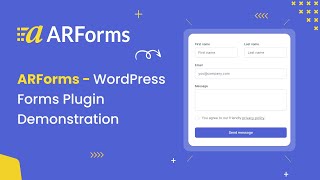 ARForms WordPress Forms Plugin Demonstration old [upl. by Kato]