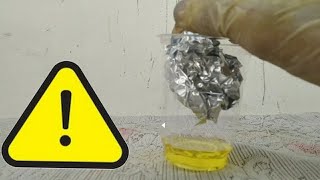 Hydrochloric Acid Vs Aluminium FoilHcl vs aluminiumHydrochloric acid vs aluminiumAcid [upl. by Marena]