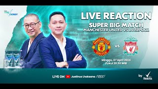 THE DERBY LIVE REACTION 31 SUPER BIG MATCH EPL  MANCHESTER UNITED VS LIVERPOOL [upl. by Eceinhoj]