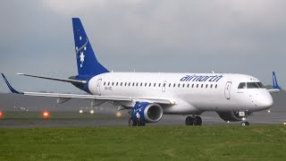 RARE ● AirNorth Embraer 190 Departs Norwich Airport [upl. by Aikyn141]