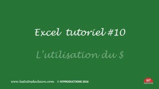 EXCEL Tuto  10  Utilisation du symbole   LesTutosdeClaire [upl. by Wilmar]