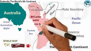 Zealandia 8th continent that is underwater in the pacific ocean Is Zealandia a confirmed continent [upl. by Kcyred]