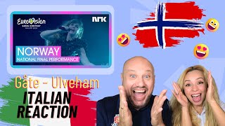 🇳🇴 Gåte Ulveham 🇮🇹 Italian REACTION  Norway Eurovision 2024 quotSubtitlesquot [upl. by Jacinda]