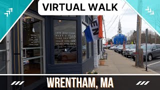 Wrentham MA  Idyllic New England Town Center and Town Common  Walking Tour [upl. by Suhploda]