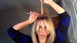 How To Back comb The Correct Way  GlamLocksLondoncom [upl. by Lebama]