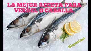 COMO HACER VERDEL O CABALLA✨ VERDEL FRITO EN HARINA CON CACHELOS🌀 RECETA FÁCIL PESCADO SIN ESPINAS [upl. by Rehtnug]