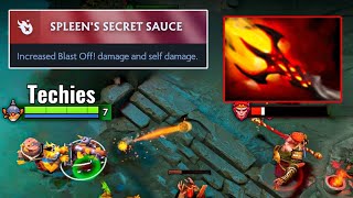 New Meta Mid Techies 30Kills Dagon Builds Brutal Burst Rampage in 5 5K MMR 7 37🔥 [upl. by Chessy]