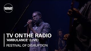 TV On The Radio  Ambulance  Boiler Room x David Lynchs Festival of Disruption Live Set [upl. by Aitercal303]