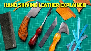 Hand Skiving Leather Types and Techniques Explained [upl. by Hsirrehc]