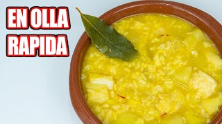 ✅ Cómo hacer BACALAO con PATATAS en 10 MINUTOS 😍 Olla express recetas [upl. by Enaek759]