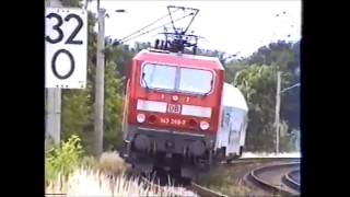 Bahnalltag in Großenhain JuniJuli 2000 [upl. by Renckens]