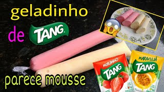 GELADINHO FEITO COM SUCO TANG [upl. by Allerie]