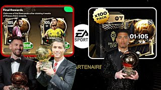 OMG😱 FREE MESSI amp RONALDO  BALLON D OR EVENT GUIDE  BALLONDOR EVENT 💥 IN FC MOBILE [upl. by Oahc274]