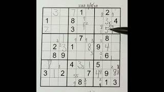 11824 SUDOKU 1163 [upl. by Henriha]