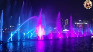 WATER LIGHT SHOW 2024 AT MARINA BAY SAND SINGAPORE 2024 [upl. by Kenlee]