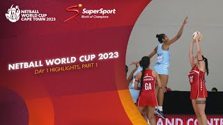 Netball World Cup 2023  Day 1 Highlights Part 1 [upl. by Steinman829]