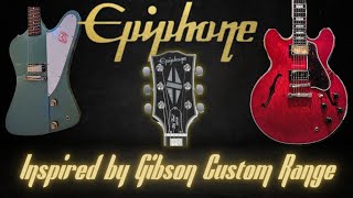 The Epiphone Inspired by Gibson 2024 collection details and pricing [upl. by Tuinenga298]