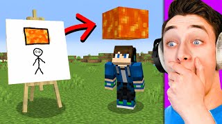 I Fooled My Friend with DRAW in Minecraft [upl. by Bleier]