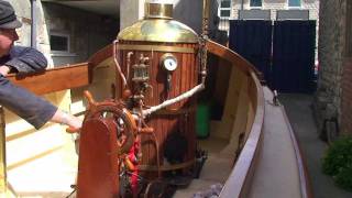 Steamboat Harlequin engine and boiler test [upl. by Droffig]