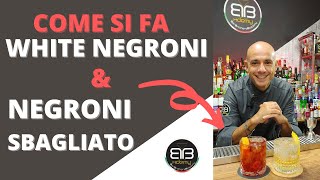 Come si fa White Negroni e Negroni Sbagliato Storia ricetta e preparazione [upl. by Templer]