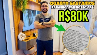 INVESTIMOS TUDO ISSO NO NOSSO APARTAMENTO DE 41m2  MONTAMOS DO NOSSO JEITO [upl. by Spenser]