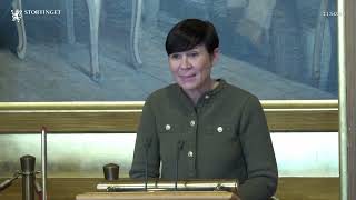 24102024 Sak 2 1 Ine Eriksen Søreide [upl. by Doggett]