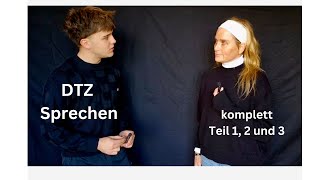 DTZ🇩🇪 A2B1🗣  Sprechen Teil 123  Prüfungsvorbereitung [upl. by Heffron]