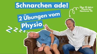 Kein Schnarchen mehr 2 Übungen vom Physiotherapeuten [upl. by Idalla]