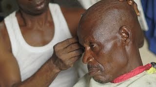 Local Barber Lagos Nigeria [upl. by Sarene]